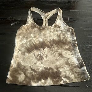 Lululemon align scoop neck racerback green diamond dye Sage 6